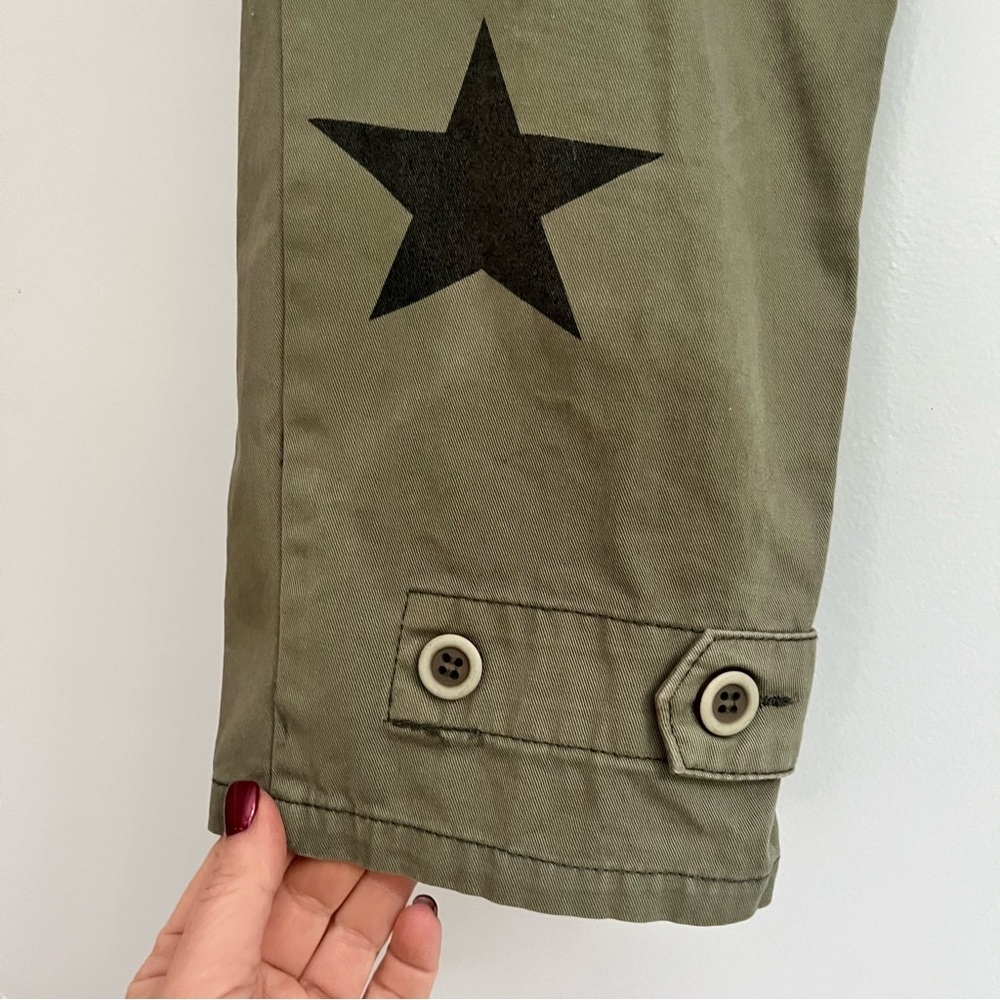 Pistola Tammy Star Trousers Size 24 Green Black - Picture 8 of 13